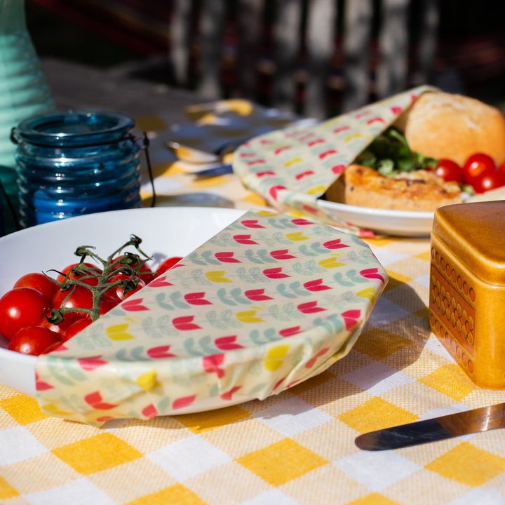 BeeBee Wraps beeswax wraps for covering bowls and picnics
