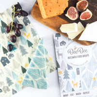 Beeswax Food Wraps (Winter Pack of 5)