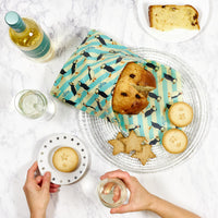 Beeswax Food Wraps (Puffin) wrapping bread or cakes