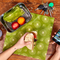 Beeswax Food Wraps (Dandelion Clocks) keeping sandwiches fresh