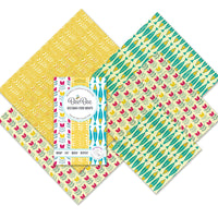 Beeswax Food Wraps (Nature Pack of 5)
