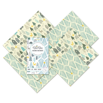 Beeswax Food Wraps (Winter Pack of 5)