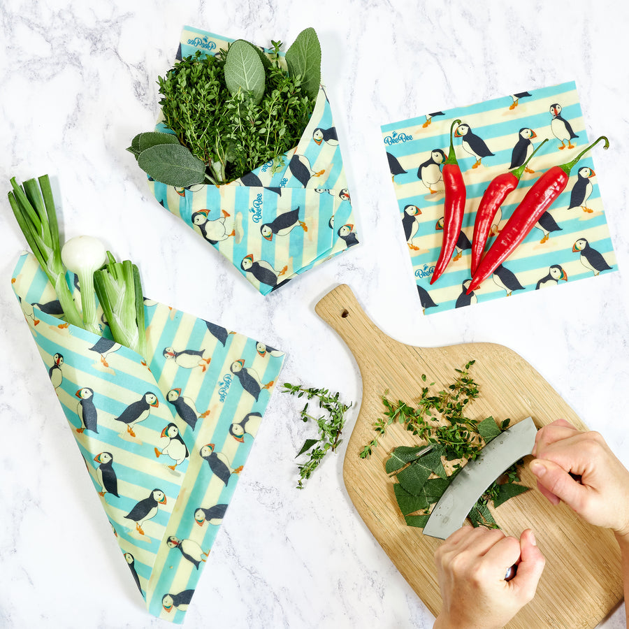 Beeswax Food Wraps (Puffin)