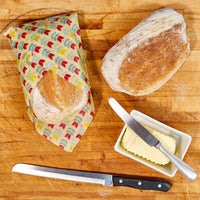 Beeswax Food Wraps (Tulip) keeping bread fresh