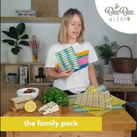 Beeswax Food Wraps (Nature Pack of 5)