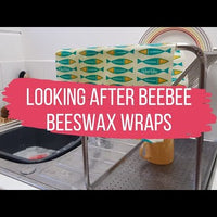 Beeswax Food Wraps (Ocean - Teeny 5 Pack)